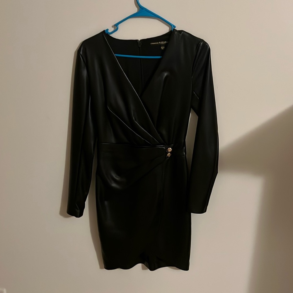 Guess faux leather dress